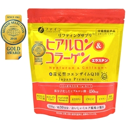 Fine Japan Hyaluron & Collagen + Ubiquinol (Refill Type) 210g 