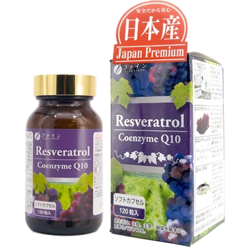 Picture of Fine Japan Resveratrol Coenzyme + Q10 120's