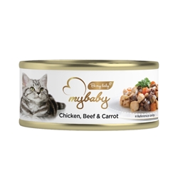 MyBaby Cat Canned Food  - Chicken, Beef & Carrot 85g
