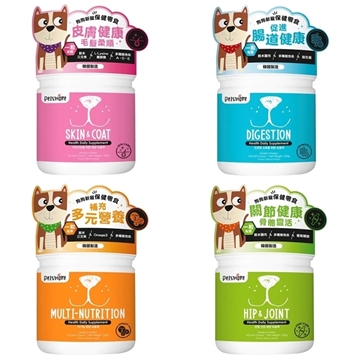 Picture of PETSMORE Daily Supplement Bundle Set (Multi-Nutrition/Digestion/Hip & Joint/Skin & Coat)