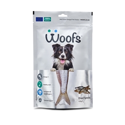 Woofs Dried Sprats Treat for Dogs 125g