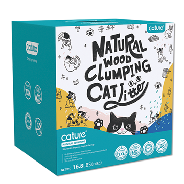 Picture of Cature Natural Wood Clumping Cat Litter Smart Pellets 7.6 kg