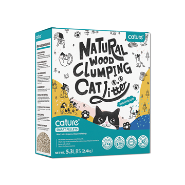 Picture of Cature Natural Wood Clumping Cat Litter Smart Pellets 2.4 kg