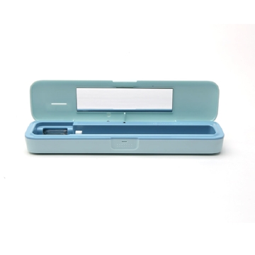 Picture of E: flash ME Set blue LED toothbrush set + Ubisafe portable toothbrush sterilizer (pink blue)