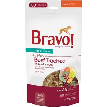 Picture of Bravo Dry Roasted Beef Trachea For Dogs 8" (2pcs in a pack)
