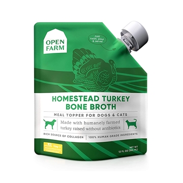 Picture of OPEN FARM Turkey Bone Broth for Dogs 12fl oz