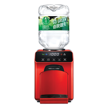 Picture of Watsons Wats-Touch desktop hot and cold water machine (watsons water machine with 48 bottles of 8 liters of distilled water)