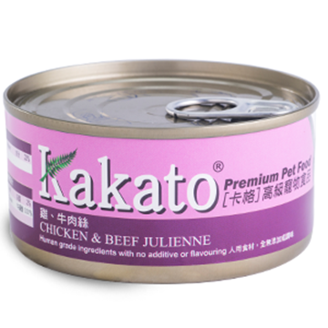 图片 Kakato 鸡肉及牛肉丝猫狗罐头 70g/170g
