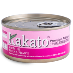 Kakato 吞拿魚及蝦貓狗罐頭 70g/170g