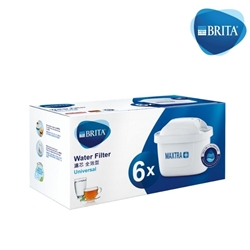 BRITA MAXTRA+ Ready-to-use Water Filter Cartridge-White (6-pack) [Licensed Import]