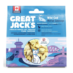 Great Jack's Freeze-Dried Cod Cat Treats 28g/85g