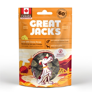 Picture of Great Jack's Grain Free Pork Liver & Cheese Recipe For Dogs 56g