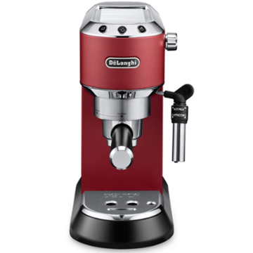 Picture of Delonghi EC685 semi-automatic coffee machine black red white metal gray