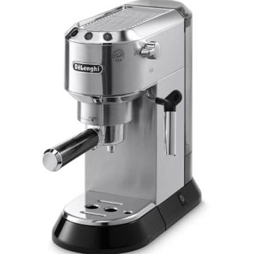 Picture of Delonghi EC685 semi-automatic coffee machine black red white metal gray