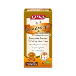 CATALO Extra Cordyceps Mycelium Formula 60 Capsules