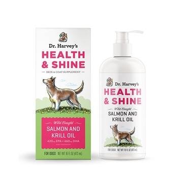 Picture of Dr Harvey's Health & Shine Salmon and Krill Oil 473ml