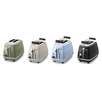 Picture of Delonghi CTOV2103 toaster sky blue green brown