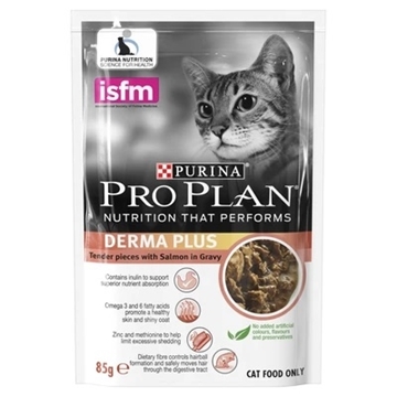 Picture of PURINA PRO PLAN Derma Plus Tender pieces with Salmon in Gravy 85g