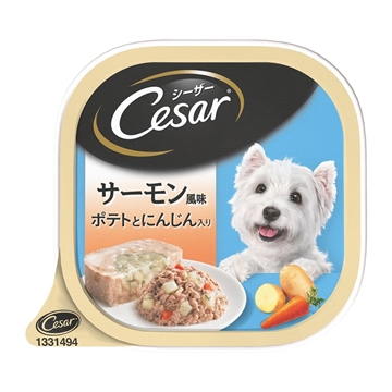 Picture of Cesar Salmon with Potato & Carrot Dog Canned Food 100g x 24