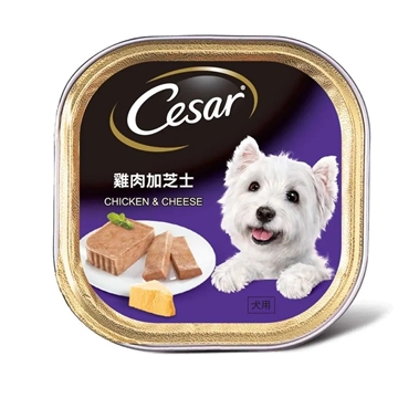 Picture of Cesar Chicken & Cheese Dog Canned Food 100g x 24