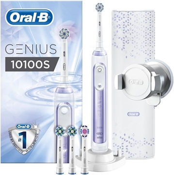 圖片 Oral-B GENIUS 10100s 智能電動牙刷 紫色 [平行進口]