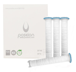 Poseion BT100 Magnetized Ionized Water Shower Exclusive Filter Element 4 Pack