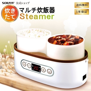 图片 SOUYI SY-110 双陶瓷蒸煮锅