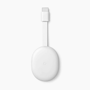 Picture of Google Chromecast with Google TV streaming playback mirror device white parallel imports (available for self-collection)