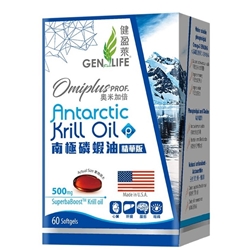 GENforLIFE Omiplus PROF. Antarctic Krill Oil (60 softgels)