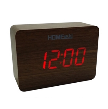 Picture of HOME@dd® LED Wooden Alarm Clock [Licensed Import]