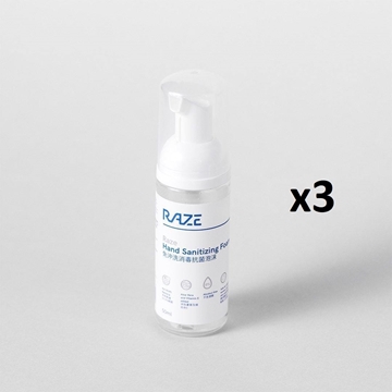 图片 Raze 免冲洗消毒抗菌泡沫50ml x 3枝 [原厂行货]