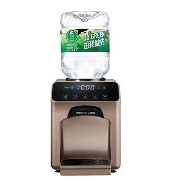 Picture of Watsons Household Water Maker-Wats-Touch Hot and Cold Water Maker (Bronze Gold) + 8L Family Pack Distilled Water x 28 Bottles (Electronic Water Voucher) [Licensed Import]