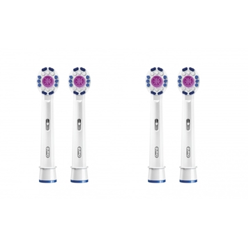 Picture of Oral-B professional whitening brush head EB18 (purple) 4 packs [Parallel Import]