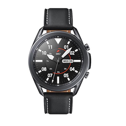 Samsung Galaxy Watch 3 R840 黑色不锈钢版皮带智能手表45mm (蓝牙) [平行进口]