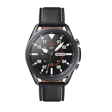 图片 Samsung Galaxy Watch 3 R840 黑色不锈钢版皮带智能手表45mm (蓝牙) [平行进口]