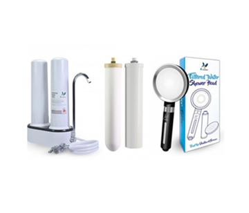 Picture of Doulton Dalton M12 series DCP203 + BTU2501 and FRC9B04 + shower filter shower double filter above countertop water filter [Licensed Import]
