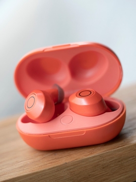 Picture of MOMAX True Wireless Bluetooth Headset (Coral Red) BT1M [Licensed Import]