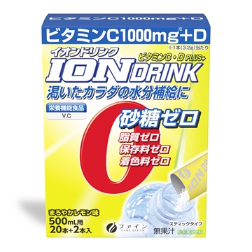 圖片 Fine Japan 優之源®Ion運動電解質補充飲(維生素C及D) 70.4克(3克X22包)