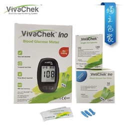 Vivachek Ino Blood Glucose Meter Kit (50 Test Strips and 100 Lancets)