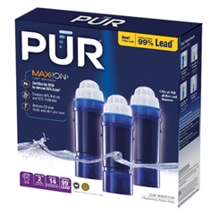 PUR Lead Removal Water Bottle Replacement Filter Cartridge (3 Pack) [Original Licensed]