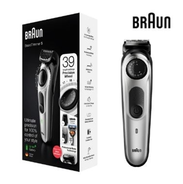 Picture of Braun - Beard &amp; Hair Trimmer BT-5265 [with Precision Dial, 3 Attachments and Gillette Fusion 5 ProGlide Shaver] [Original Licensed]