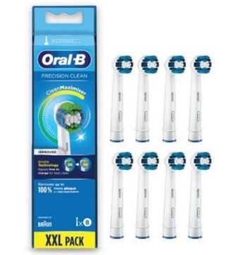 Picture of Oral-B EB20-8 Electric Toothbrush Replacement Soft Brush Head (Pack of 8) [Original Licensed]