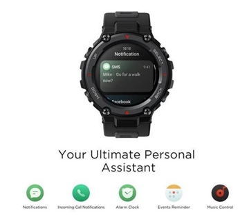 图片 Amazfit T-Rex Pro 运动智能手表(国际版) (黑色) [平行进口]