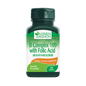 Picture of Adrien Gagnon B Complex 100 with Folic Acid