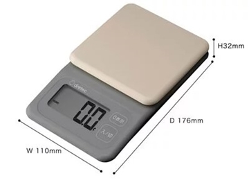 图片 Dretec 2kg 廚房電子磅 (最小量度0.1g) KS-726 [原廠行貨]