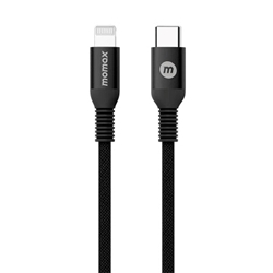 MOMAX Elite Link Lightning to USB Type-C 1.2m 充電線 DL51D/DL51W [Licensed Import]