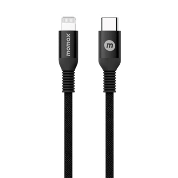 图片 MOMAX Elite Link Lightning to USB Type-C 1.2m 充電線 DL51D/DL51W [原廠行貨]