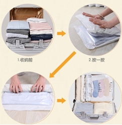 LOHAS - Tai Li - Hand Rolled Vacuum Compression Bag (Medium) 40x60cm (White) (3pcs)