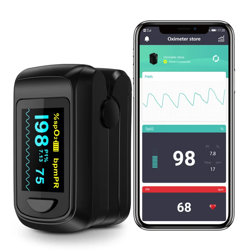 Healthtree JKS50C Bluetooth Oximeter [Original Licensed] Pulse