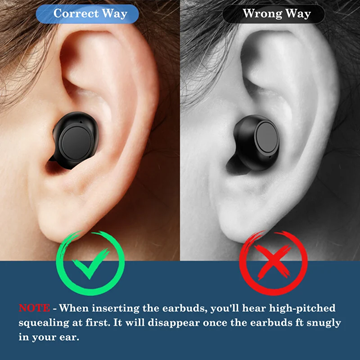 Picture of Healthtree JKS S60A True Wireless Rechargeable Noise Cancelling Hearing Aid Headphones [Original Licensed]